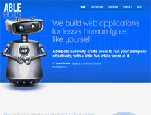 Tablet Screenshot of ablebots.com